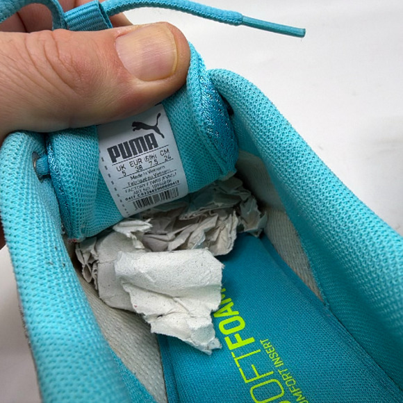 Puma Softride Enzo NXT Grey Knit W 5.5 Running Sneaker - Picture 7 of 8